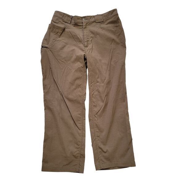 Duluth Trading Co Size L x 32 Men's DuluthFlex Dry on the Fly Pants Dark Tan - Picture 1 of 7